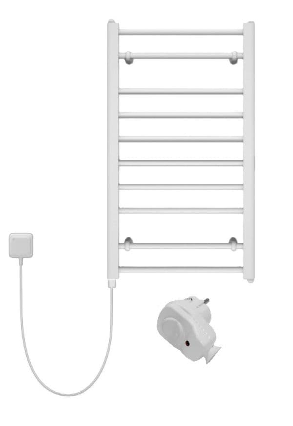 Toallero combi(agua 275w(dt=50k)+resistencia 200w)blanco 90x40cm/4m2