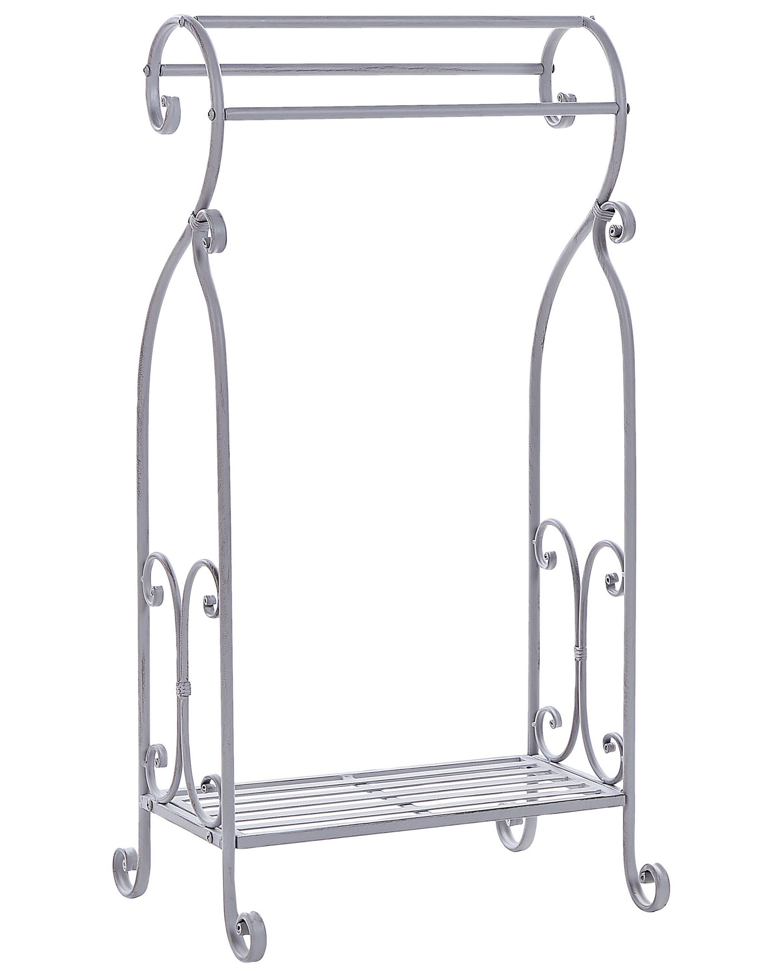 Toallero linares metal gris