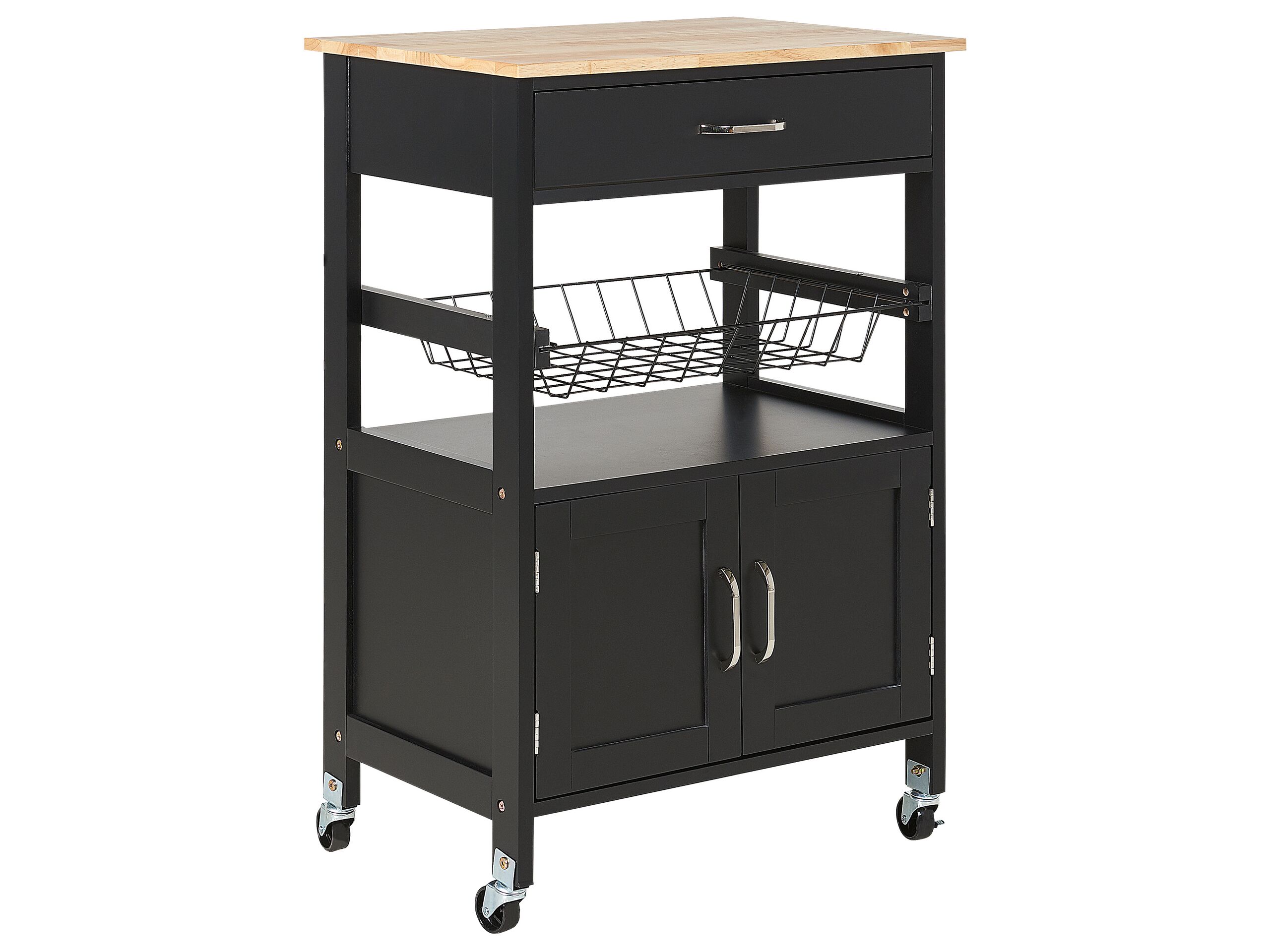 Carrito de cocina lugo negro