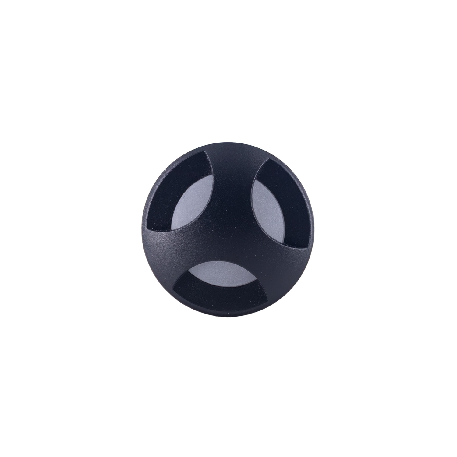 Aplique LED targo 3w 50lm ip65 negro secom