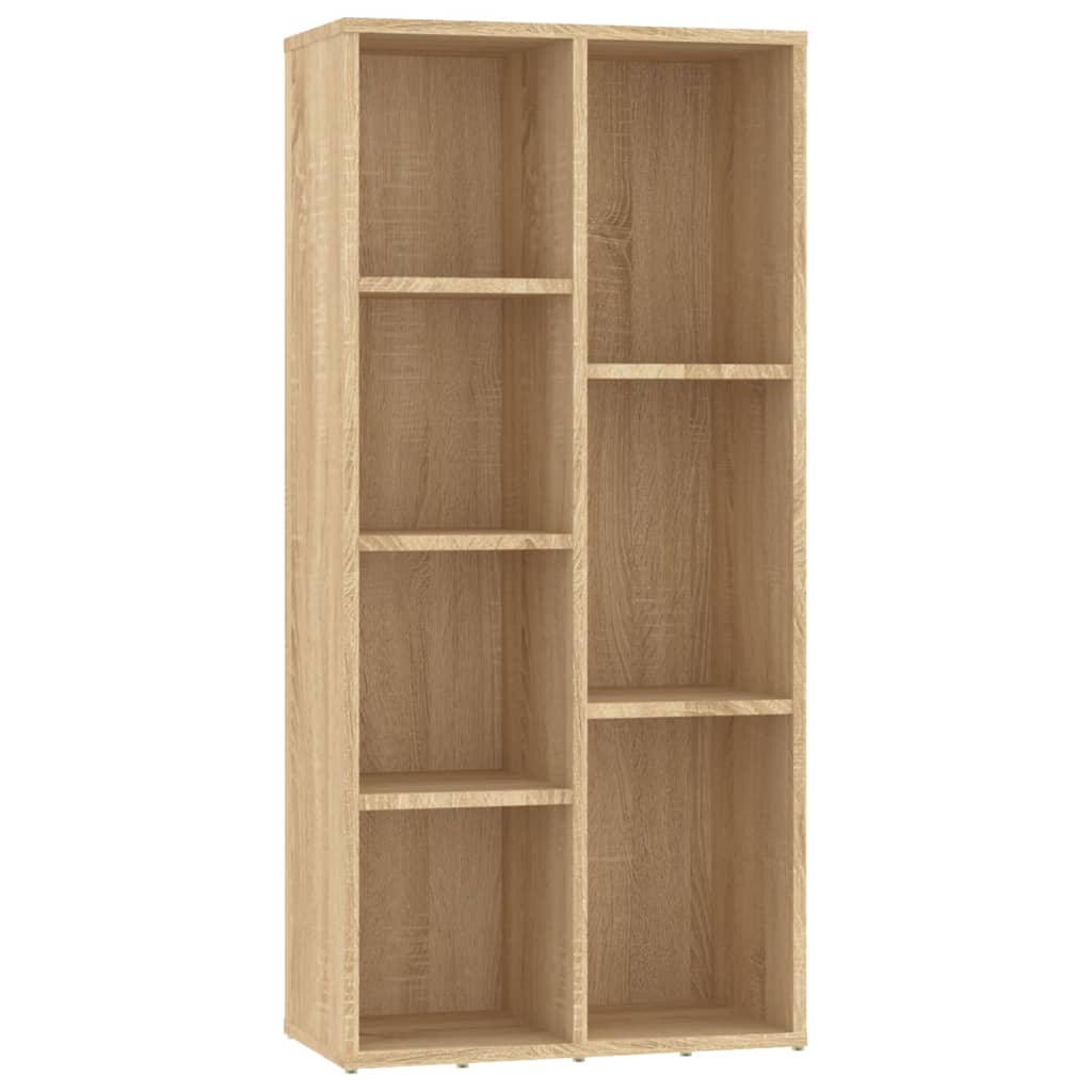 vidaXL estantería madera contrachapada color roble sonoma 50x25x106cm