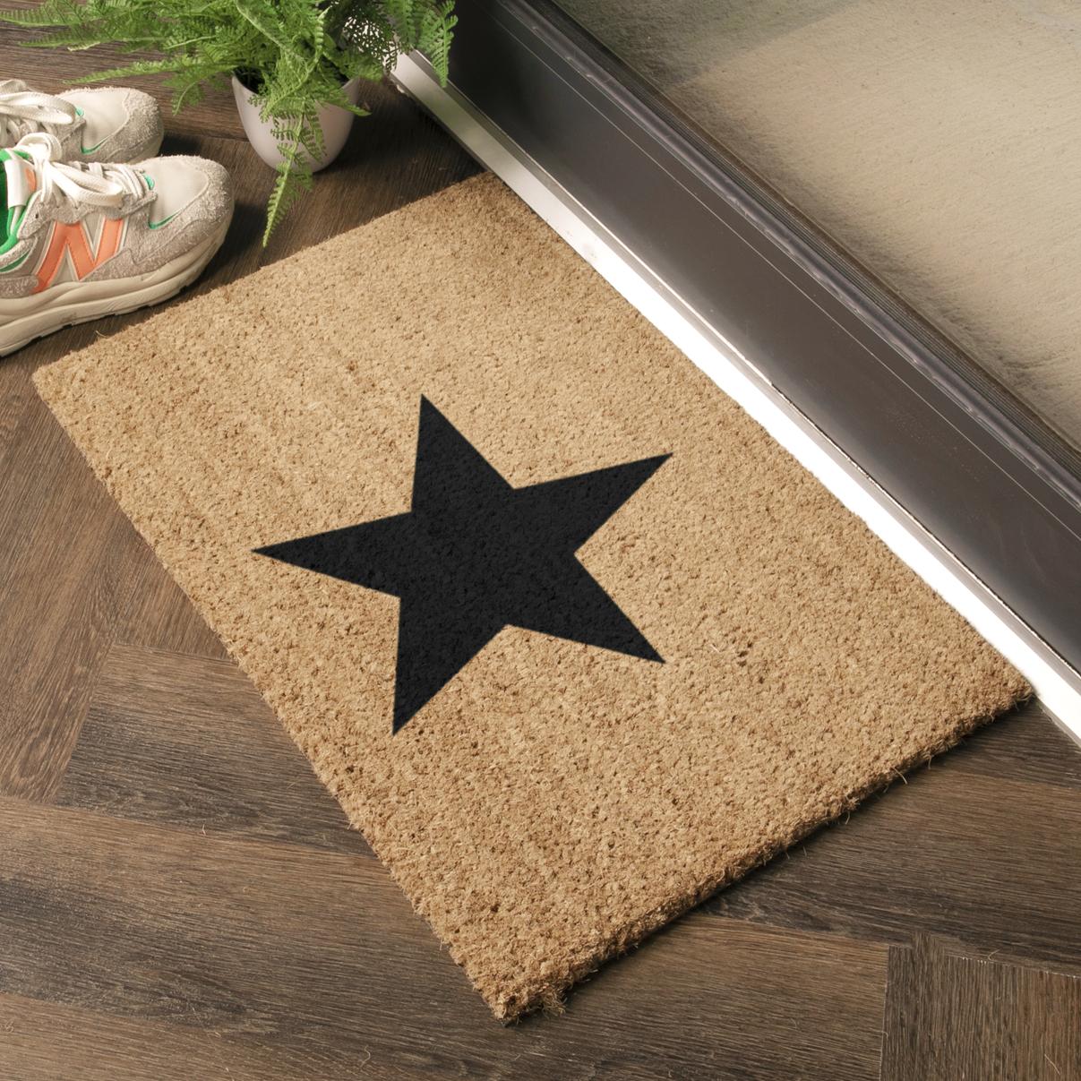 Felpudo con estrella 60 x 40 cm