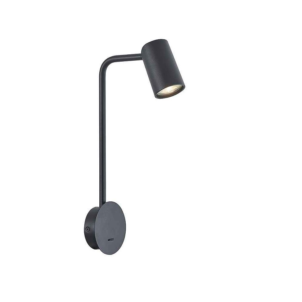 Mantra aplique sal negro mate o blanco mate gu10 con