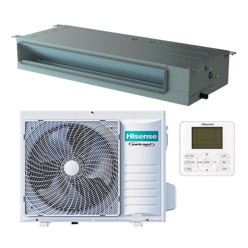 Aire acondicionado conductos HISENSE ADT52UX4RSCL8 + AUW52U4RS7