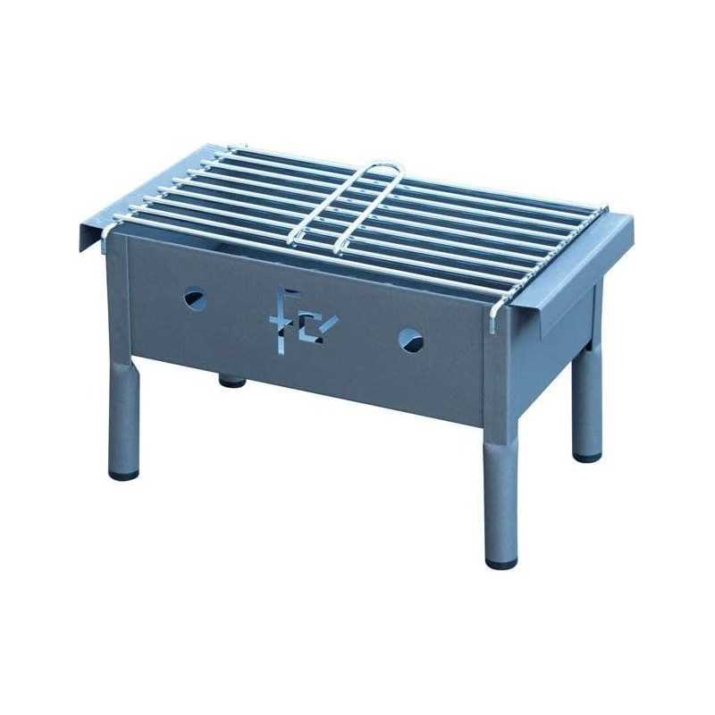Flores cortes - 33227 - barbacoa mesa para carbón 340 x 230 x 210 mm.