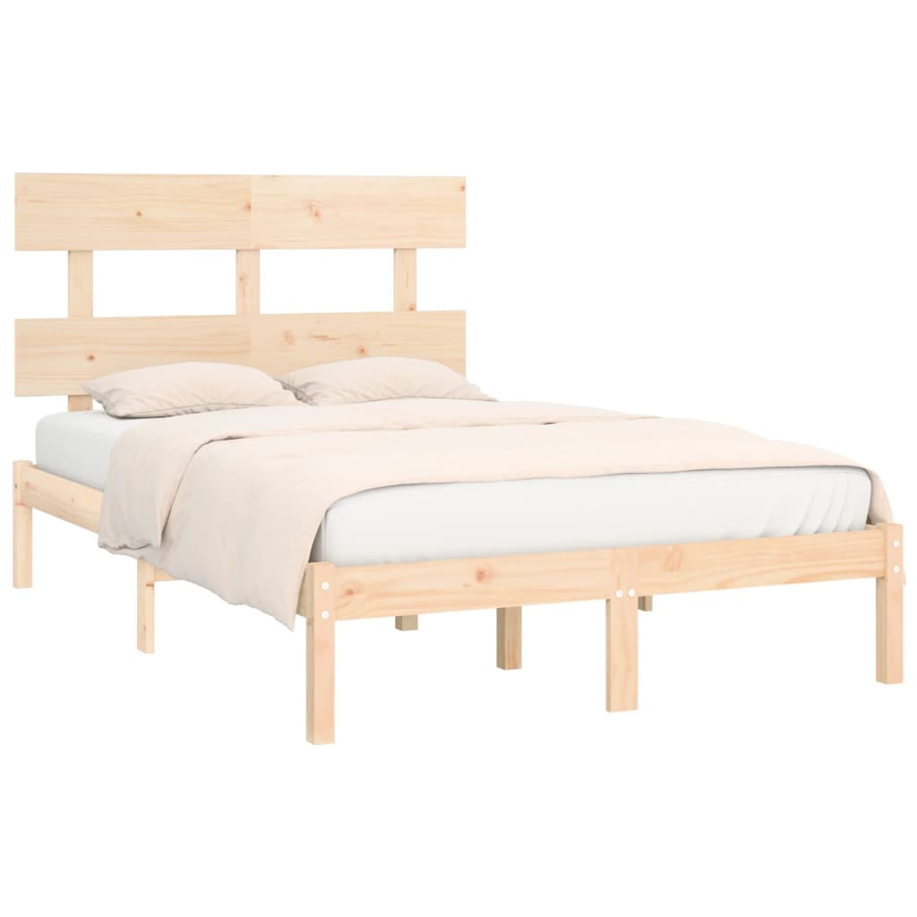 vidaXL estructura de cama de madera maciza 160x200 cm