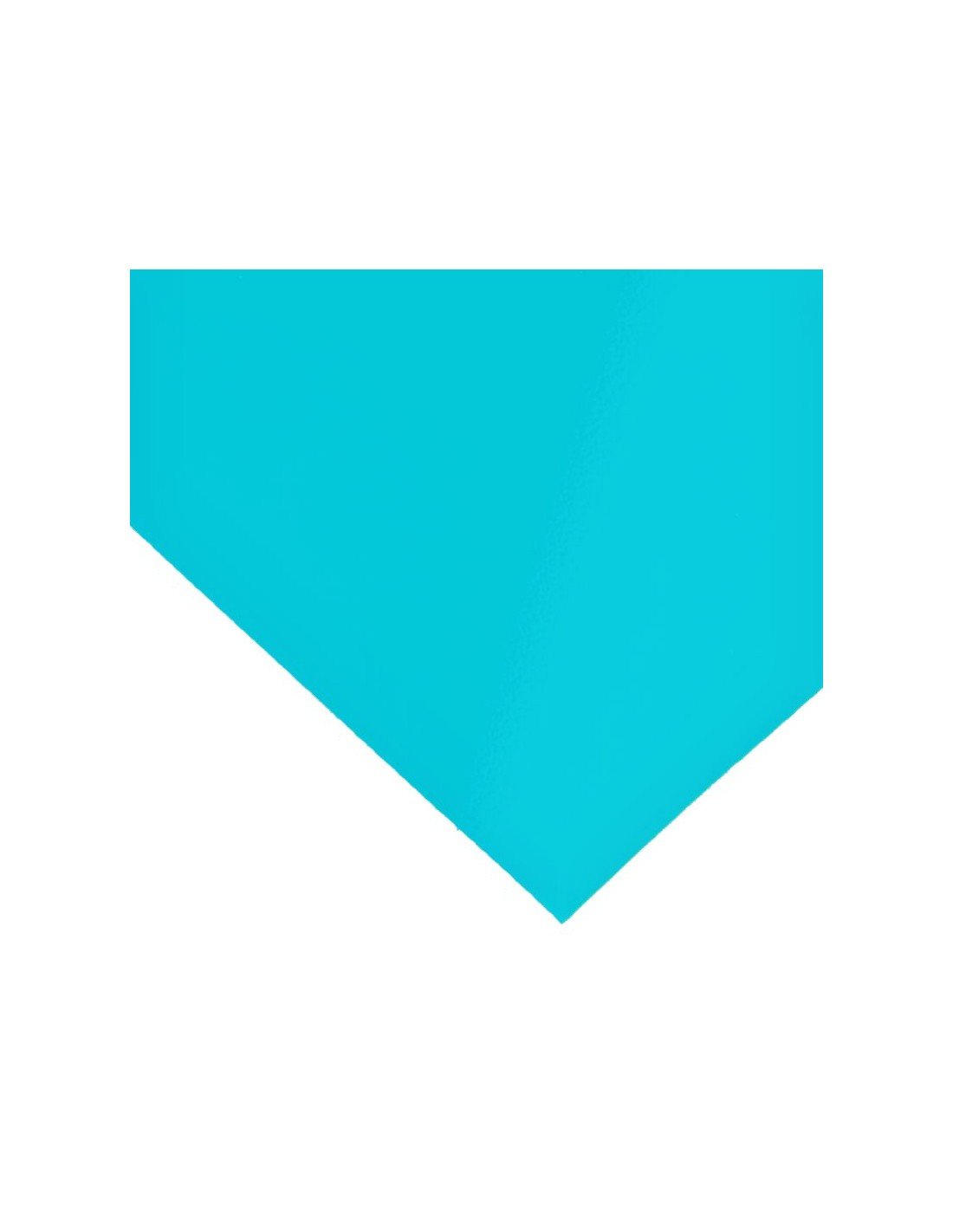Azul turquesa - lona de PVC de 2,5m ancho ml