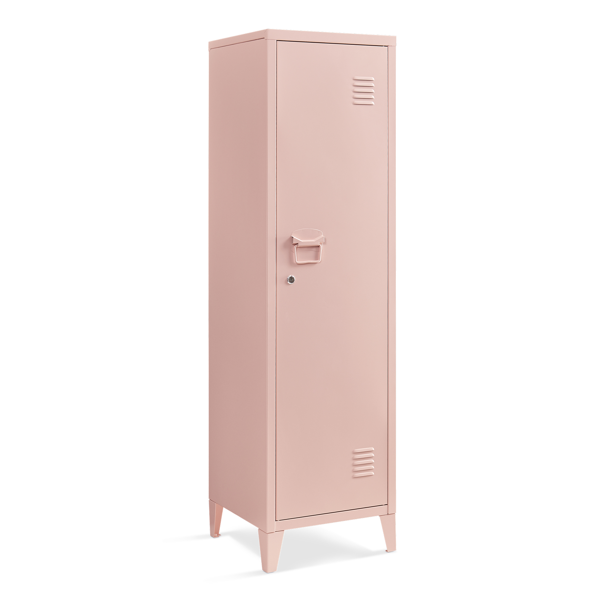 Casillero metálico kurikka con 3 compartimientos acero 137x38x38 cm - beige