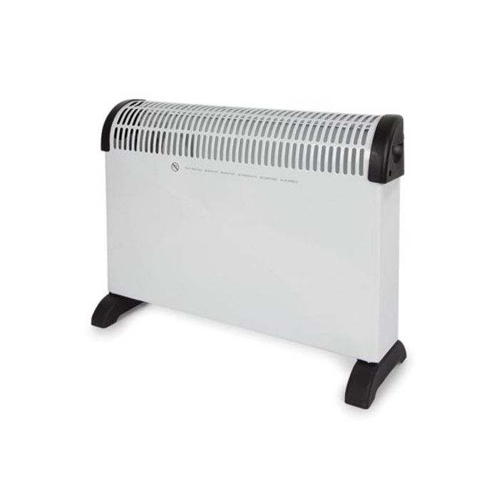 Perel calefactor convector 2000w, convector eléctrico con 3 niveles de cale
