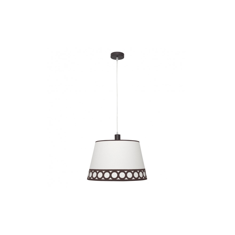 Lampara de techo dalia marron 40cm