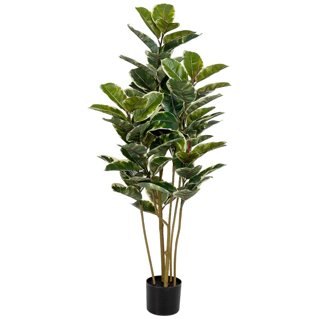 Planta decorativa artificial de roble verde 60x60x128