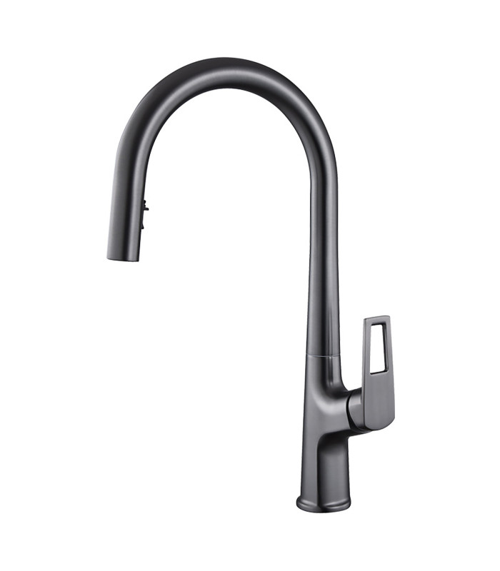 Grifo de cocina sailuo lh-2255 | gris pistola (gunmetal)