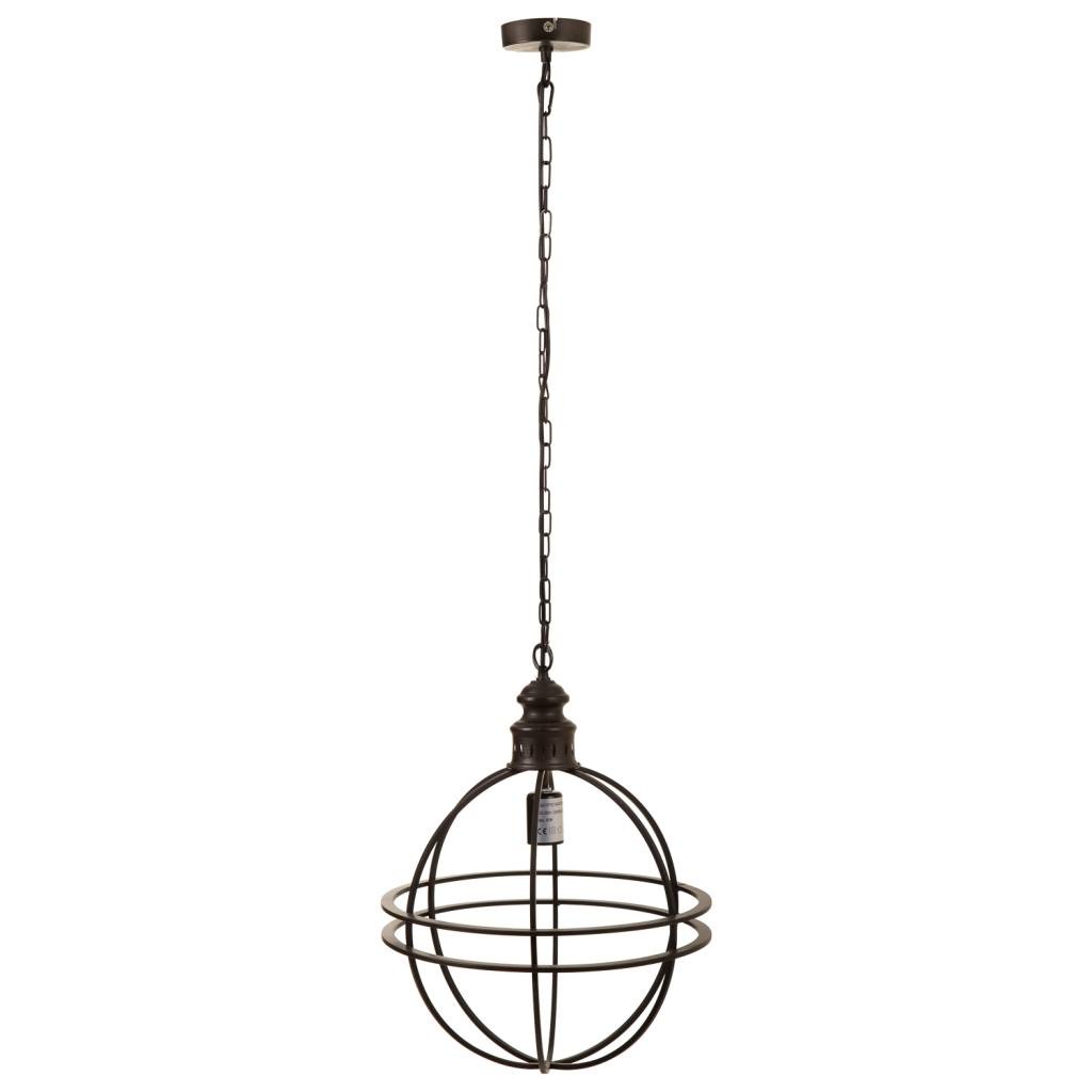 Lámpara de techo de metal dorado 38.5x38.5x49.5