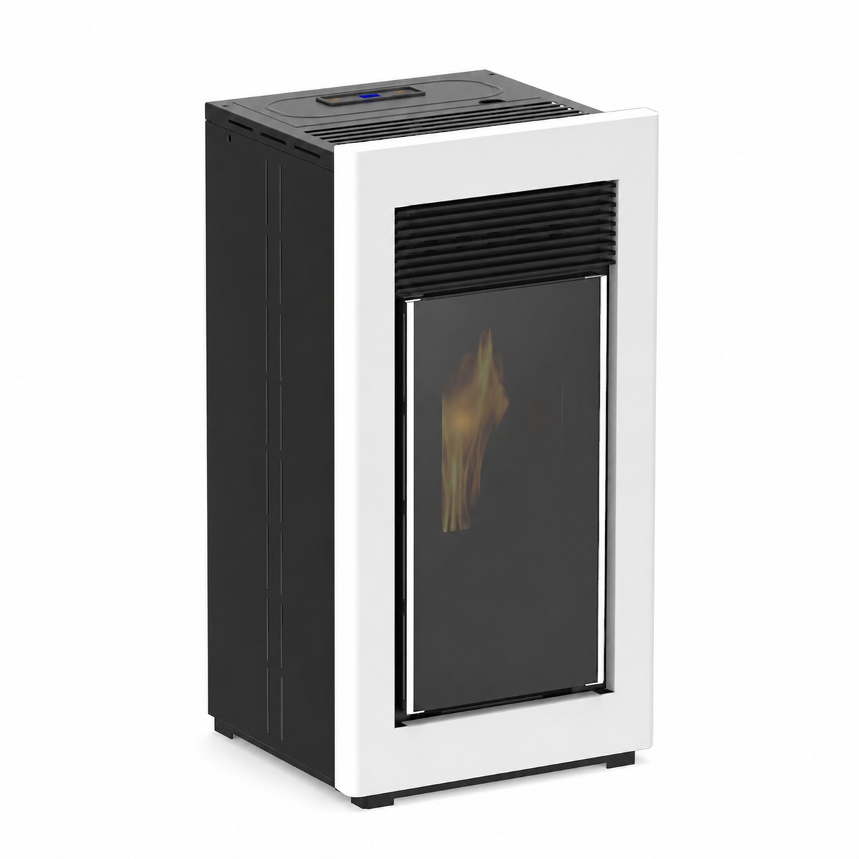 Estufa de pellets zante de 11 kw blanca