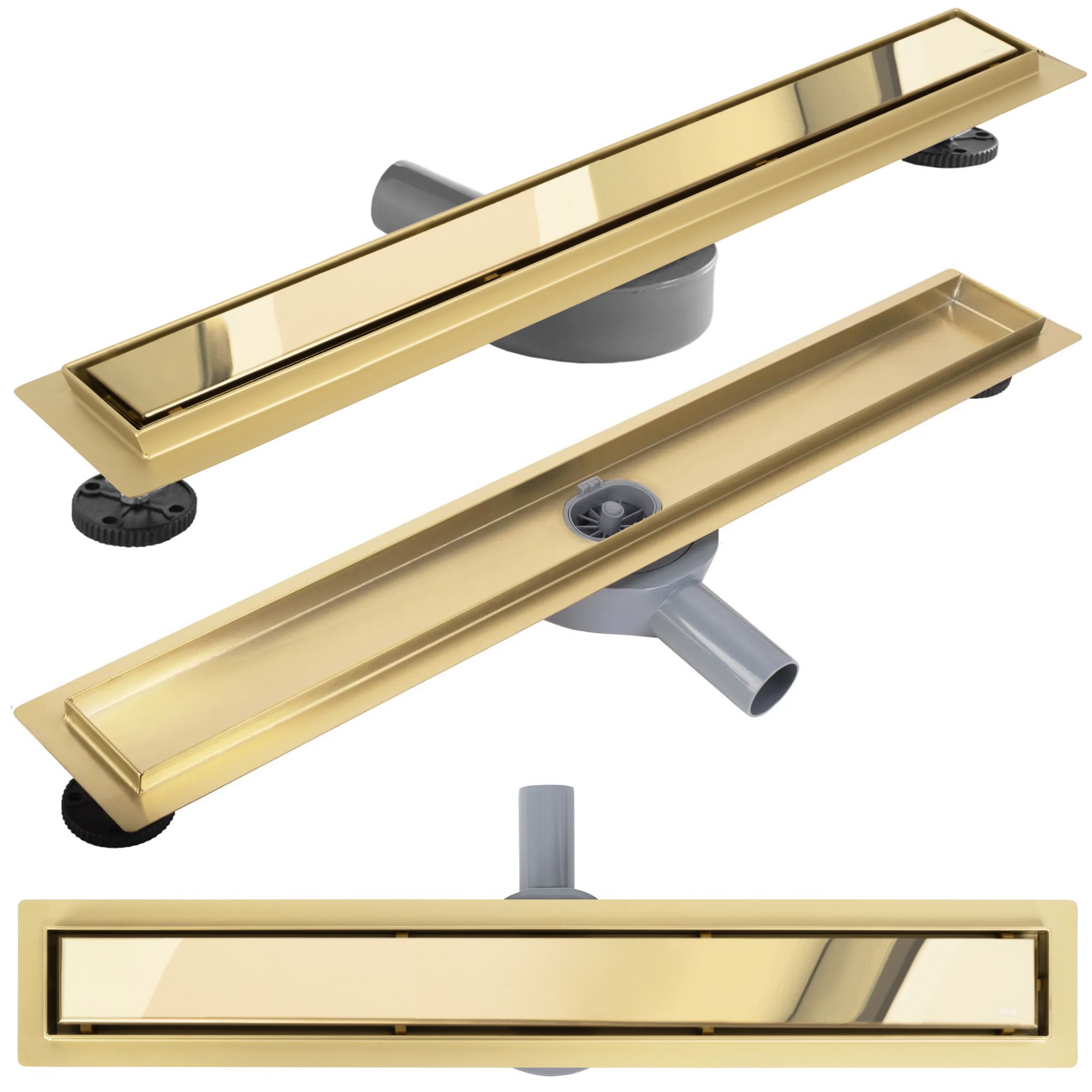 Rea drenaje lineal neox pro gold 100, 104x11x6,5 cm