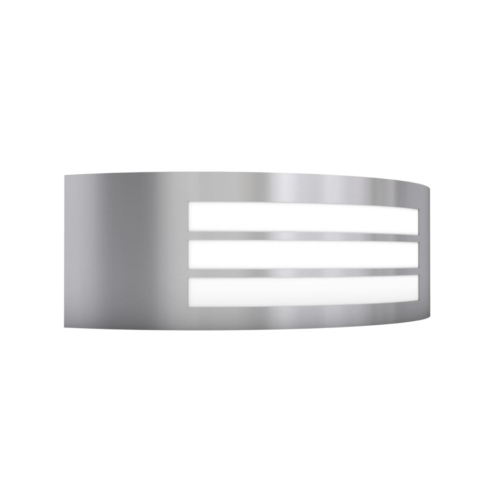 vidaXL lámpara de pared de exterior acero inoxidable