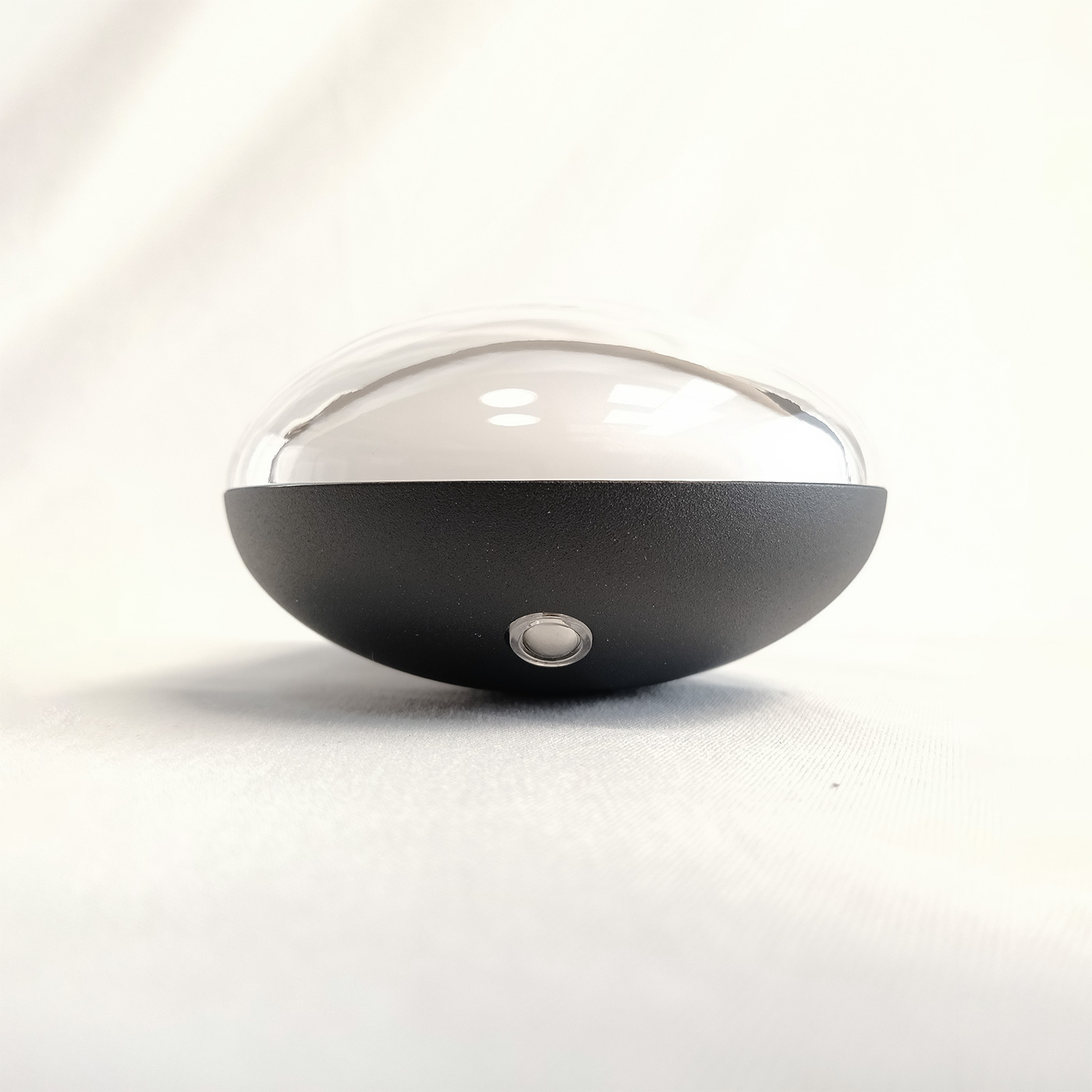 Lámpara LED de mesa recargable color negro – 3 modos de luz