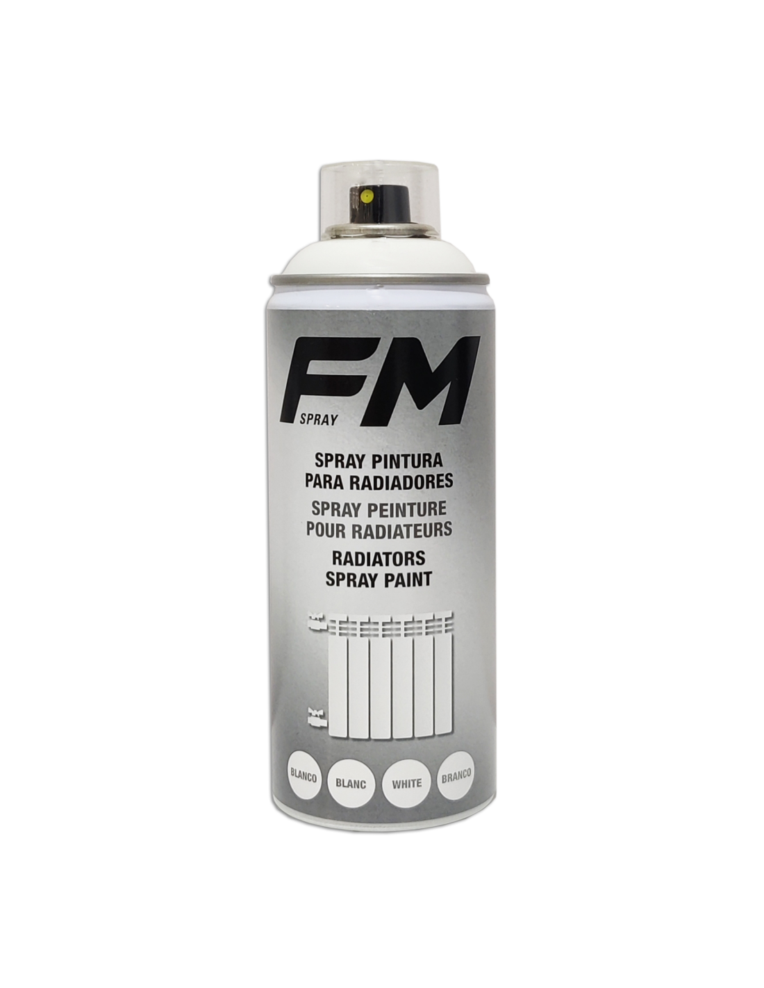 Spray pintura radiadores blanco ral 9010 fm 400 ml