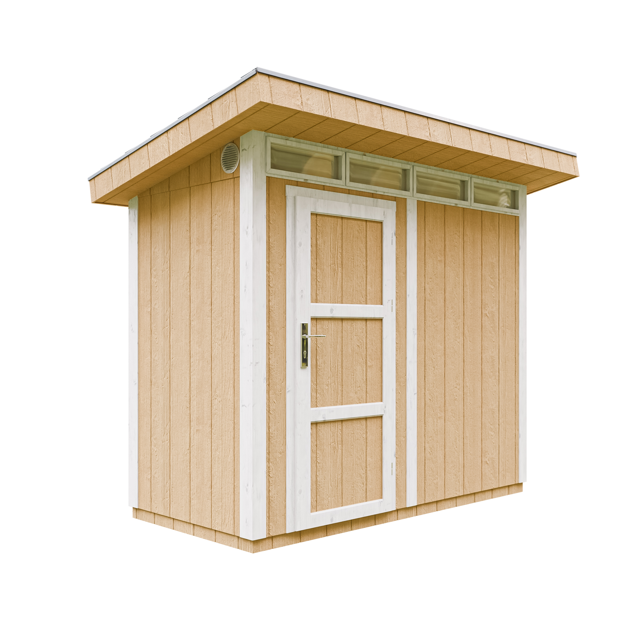 Caseta de jardín Timbela m901-harvest honey, 3 m², premium, 161×294 cm
