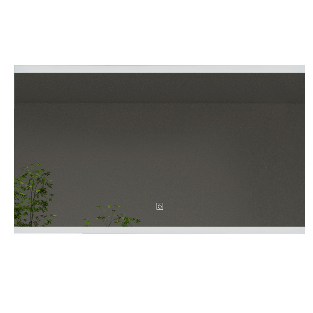 Kibath espejo LED dob 25w rectangular de 80x60 espejo 6000k