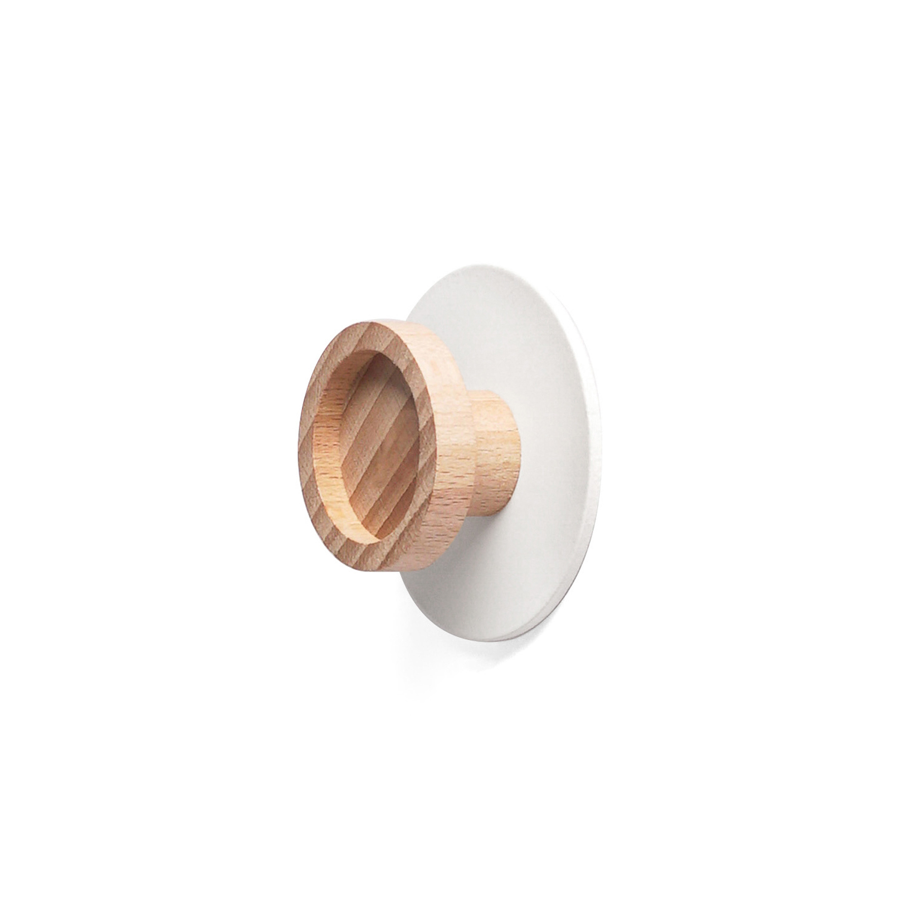 Colgador de pared rei c8717 | 60x60x26 mm | blanco mate-crudo