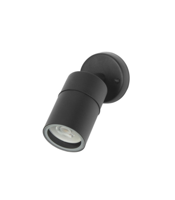 Aplique de pared exterior negro