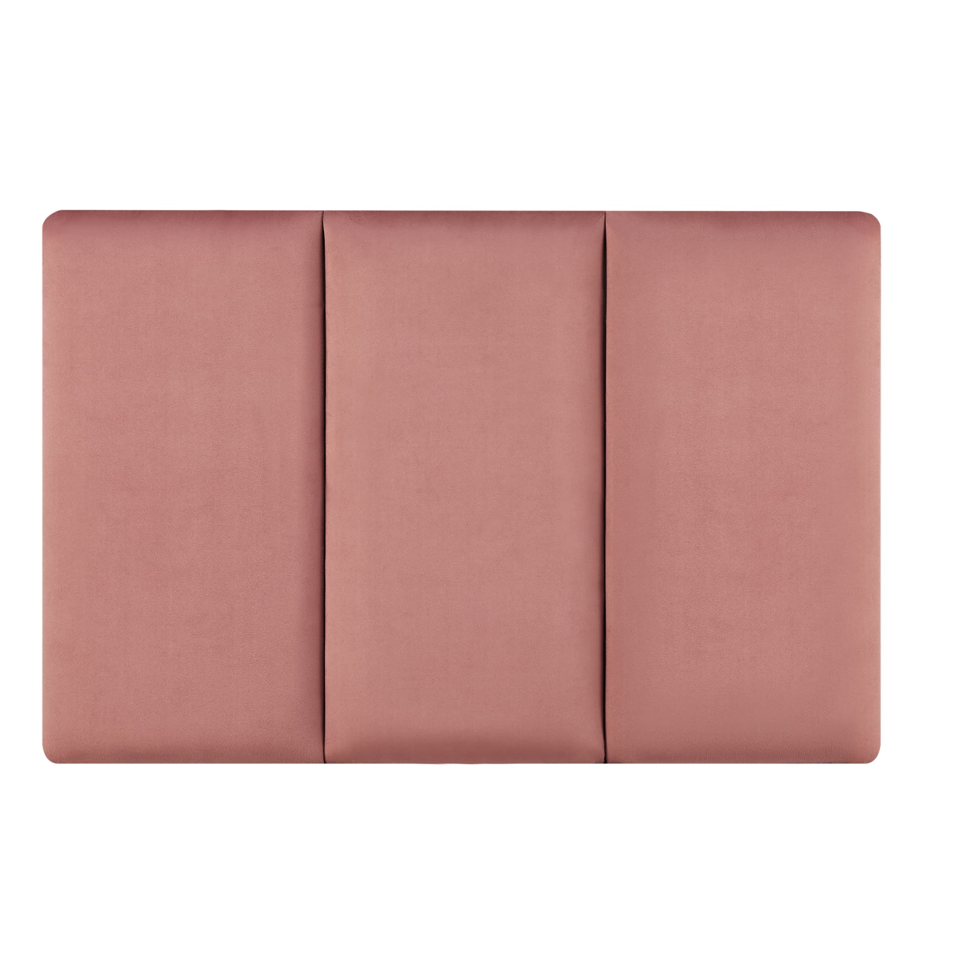 Set de 3 paneles de pared carpino terciopelo 60x30cm - rosa [neu.haus]