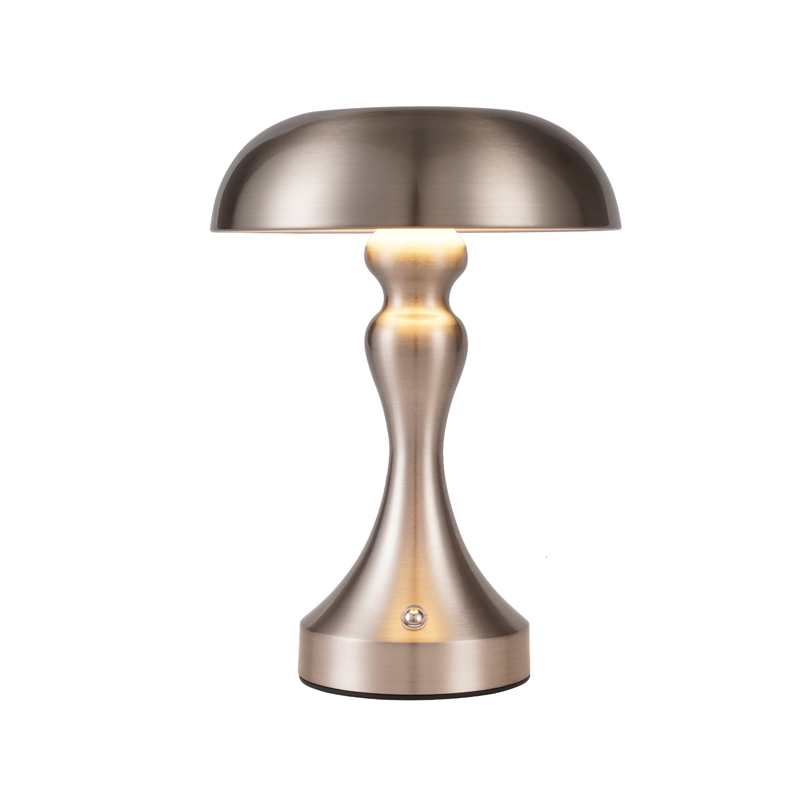 Nettlife lámpara de mesa LED plateado 15.5x15.5