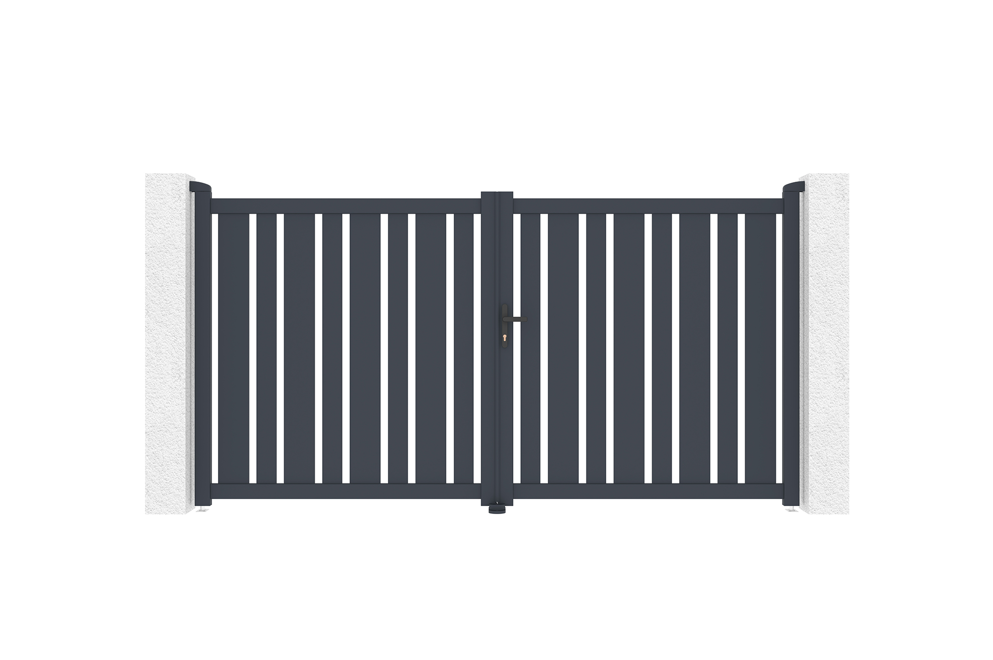 Puerta batiente de aluminio 3m veymont a.160cm
