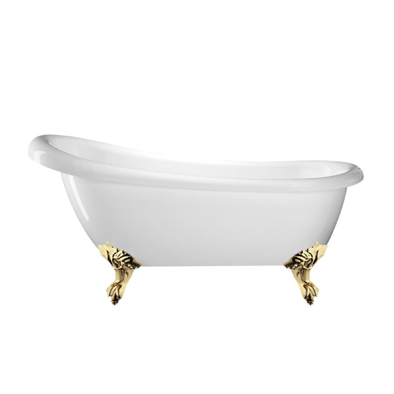 Bañera con patas richmond 155 cm patas águila doradas