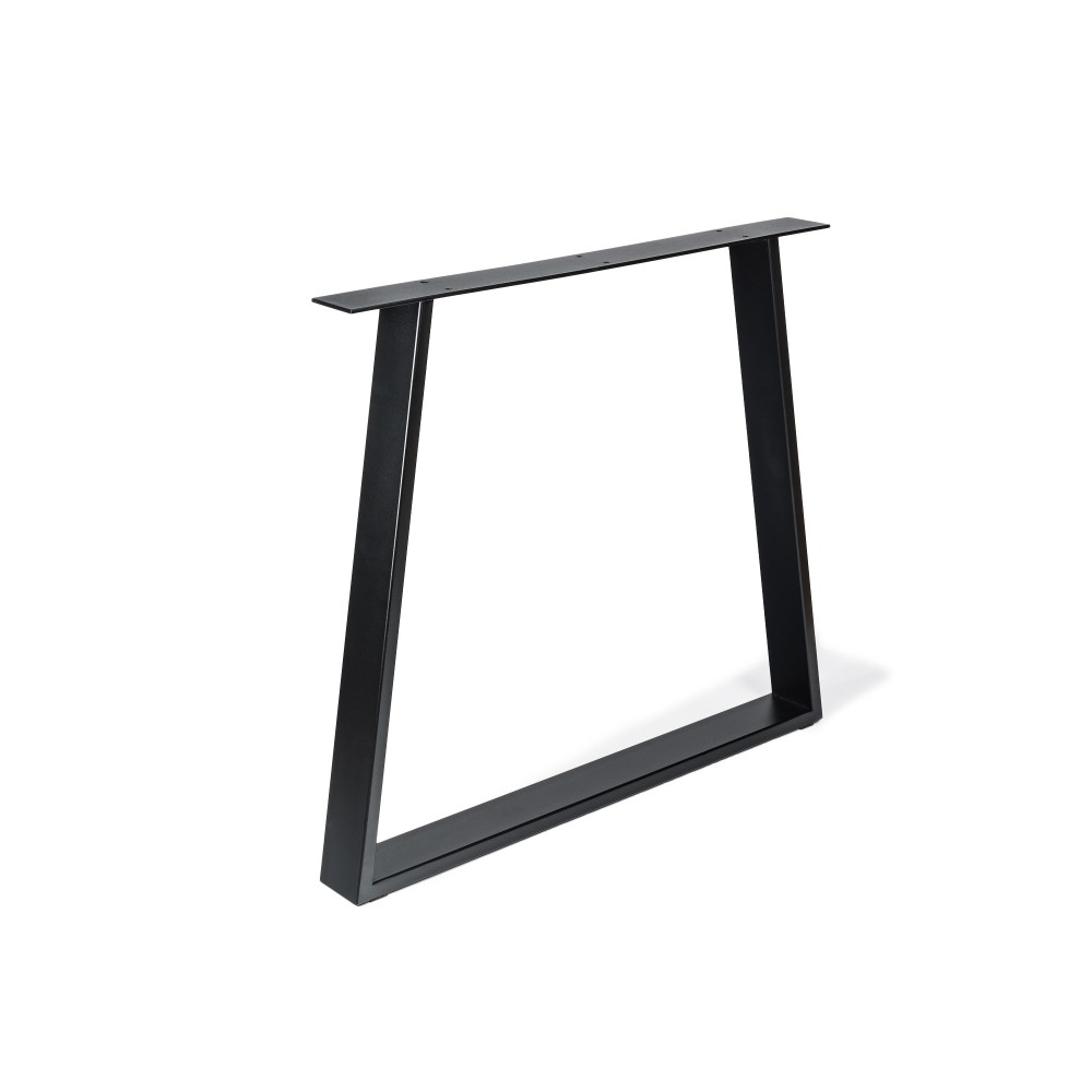 Mueble de diseño rei pie fijo metal crudo negro