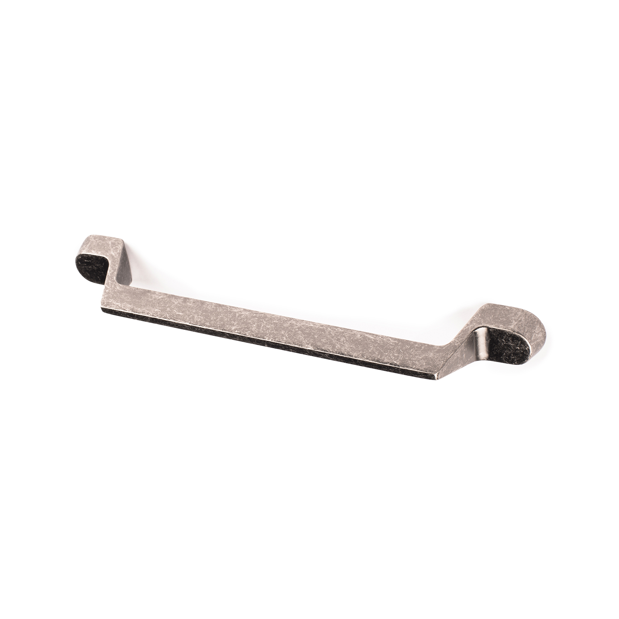 Tirador para mueble rei 5011 | cc 160 mm | plata vieja | zamak
