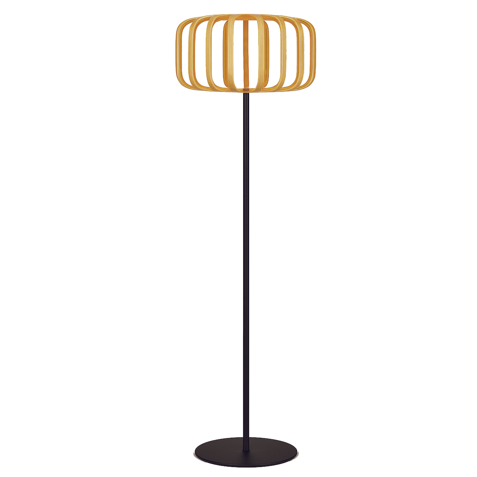 Farola solar h150cm standy bambou