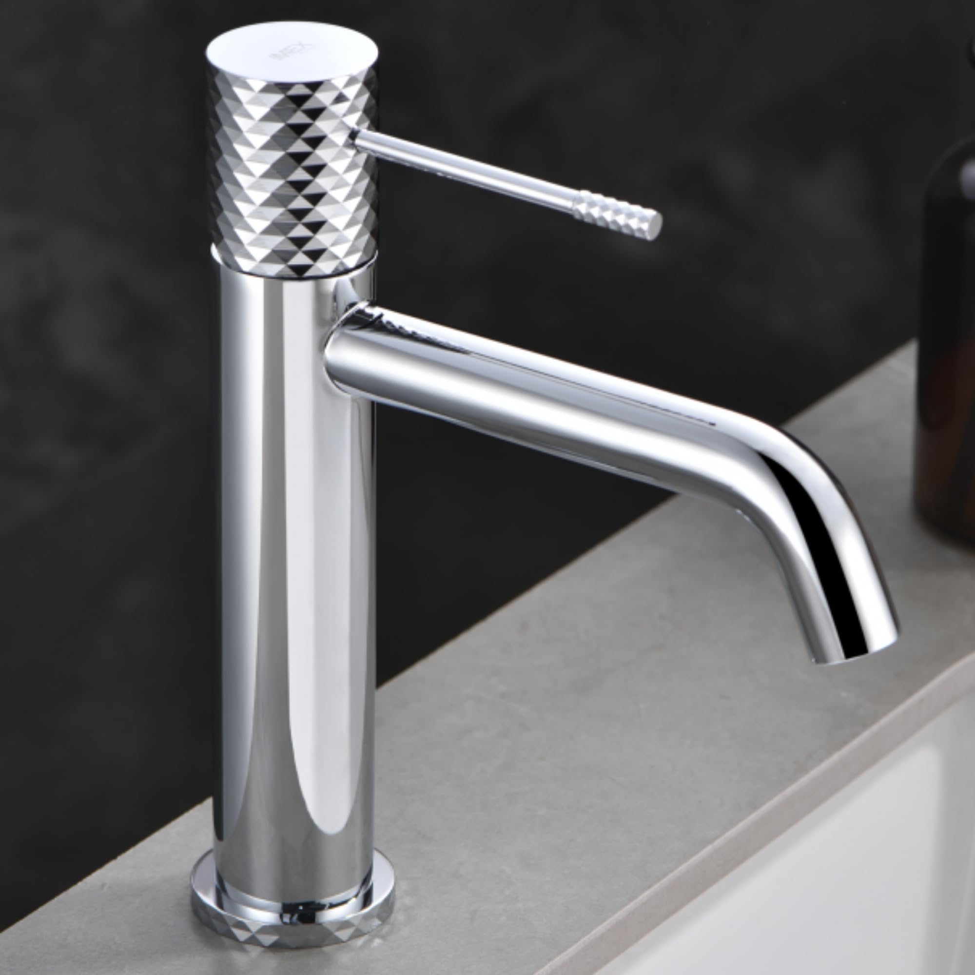 Imex - grifo monomando lavabo caño bajo cromado serie génova
