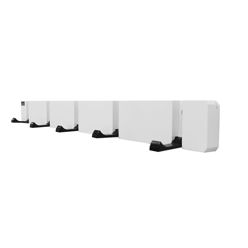 Perchero hook incl. 5 ganchos e imanes -blanco
