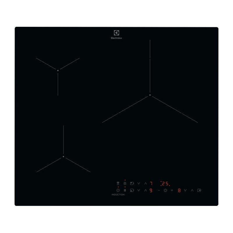 Inducción Electrolux eit61336cb 3 zonas 60 cm sin marco