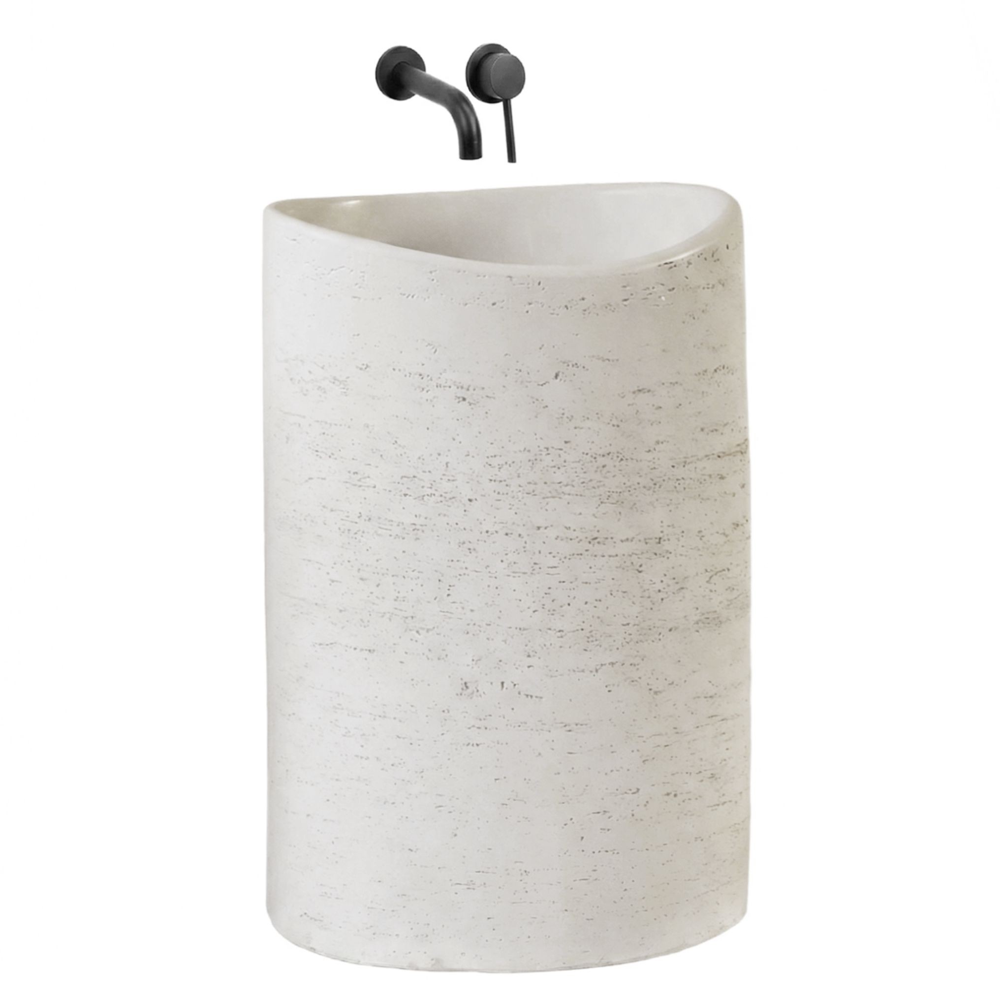 Rea lavabo de pie merlo beige, 34x55x85,5 cm