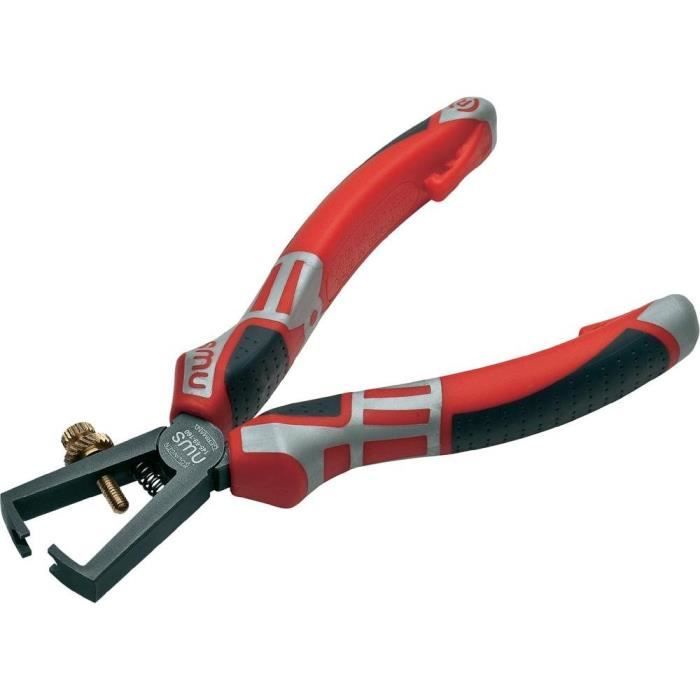 Alicate pelacables - nws - 160mm - rojo - dimensiones: 160 mm