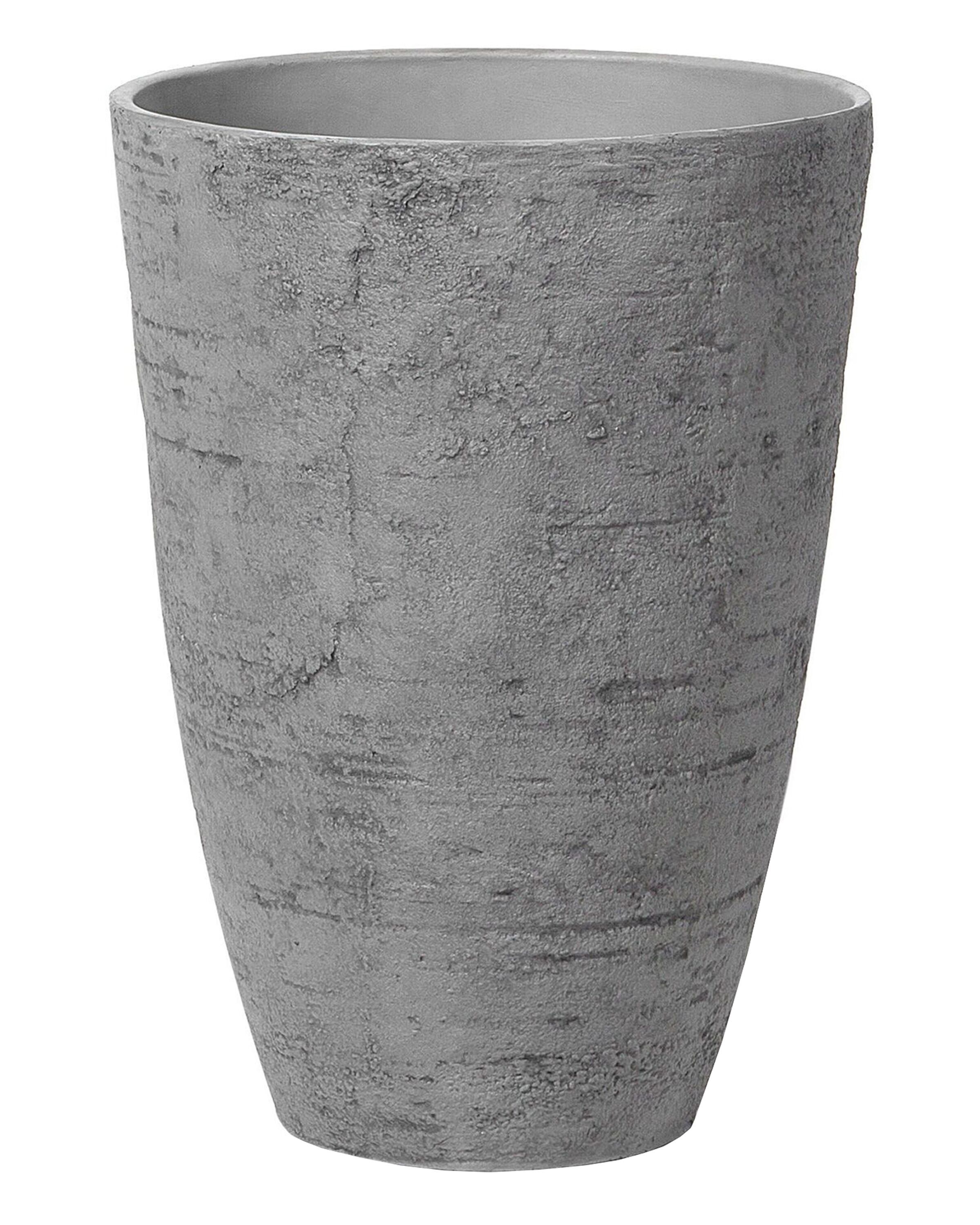 Maceta camia 43 cm gris