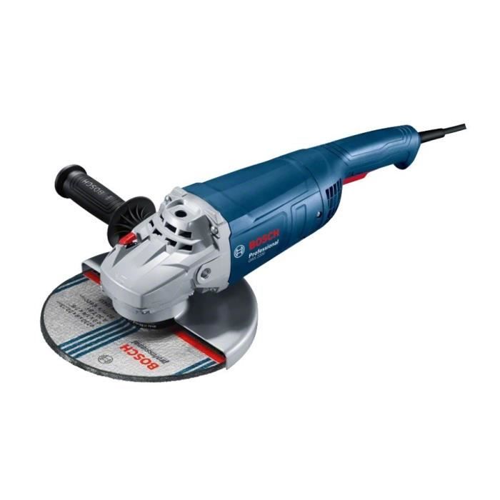 Amoladora angular - Bosch - 230mm - con cable - interruptor de protección -