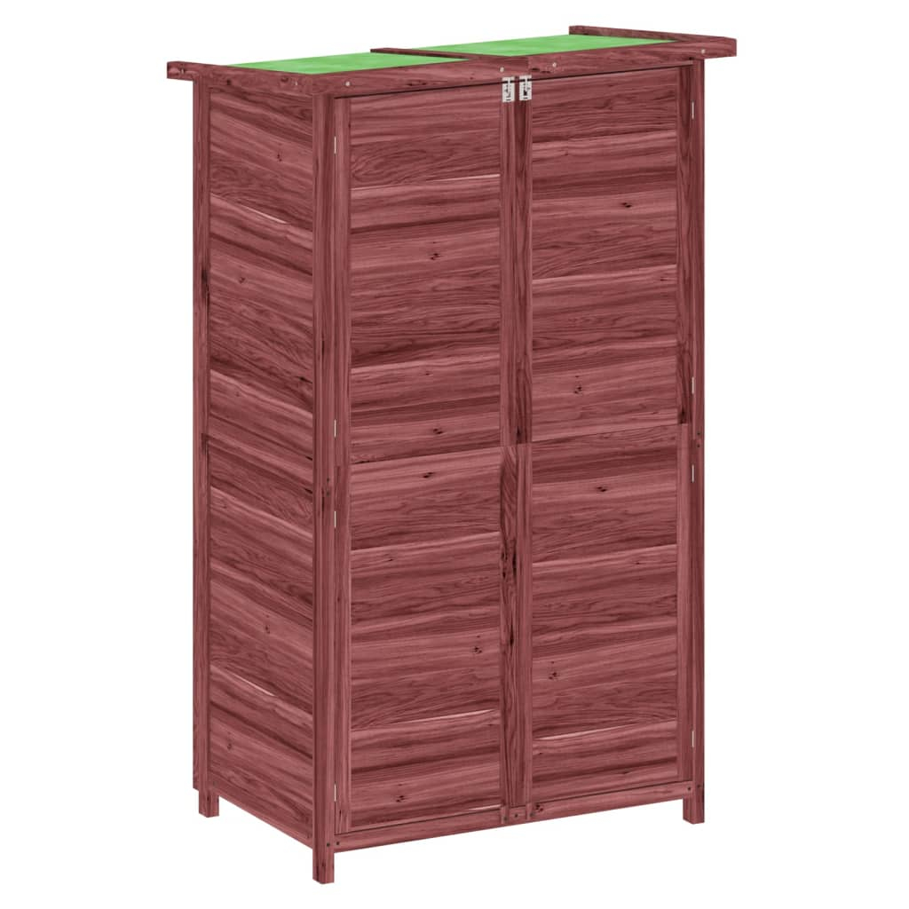 vidaXL cobertizo para herramientas jardín madera pino moca 83x57x140cm