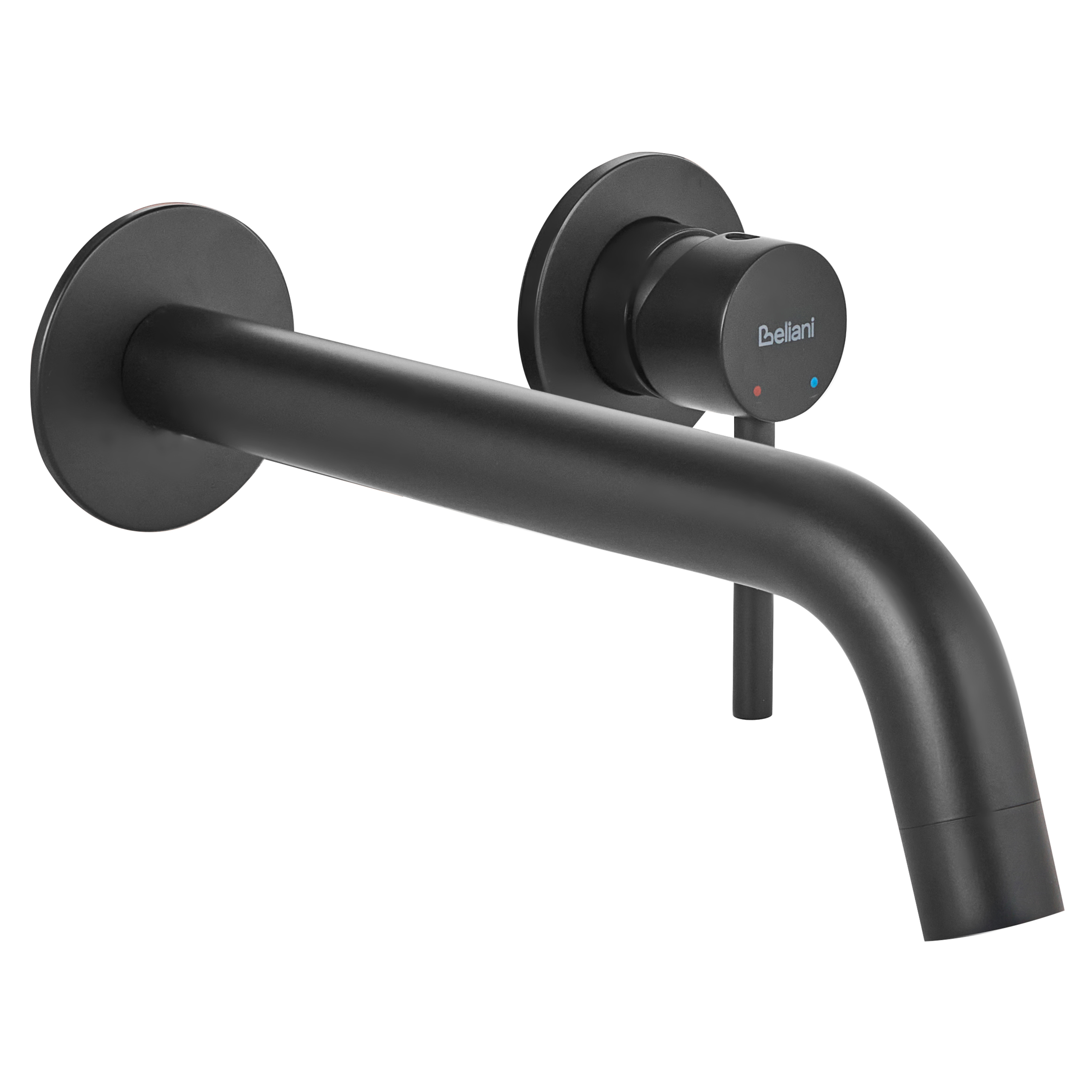 Grifo mezclador empotrado de lavabo traful latón negro