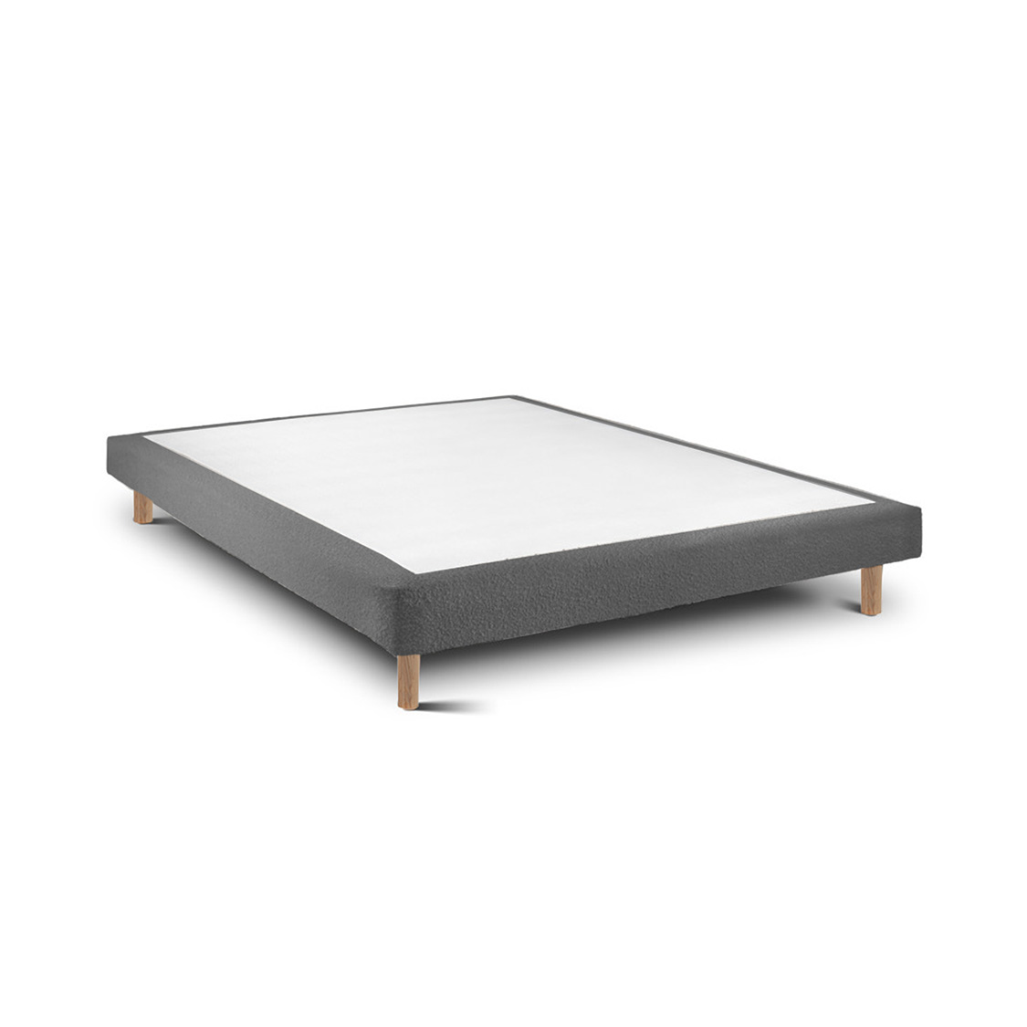 Sommier rigide 15 ascot graphite 195 x 160 cm altura 30 cm indream