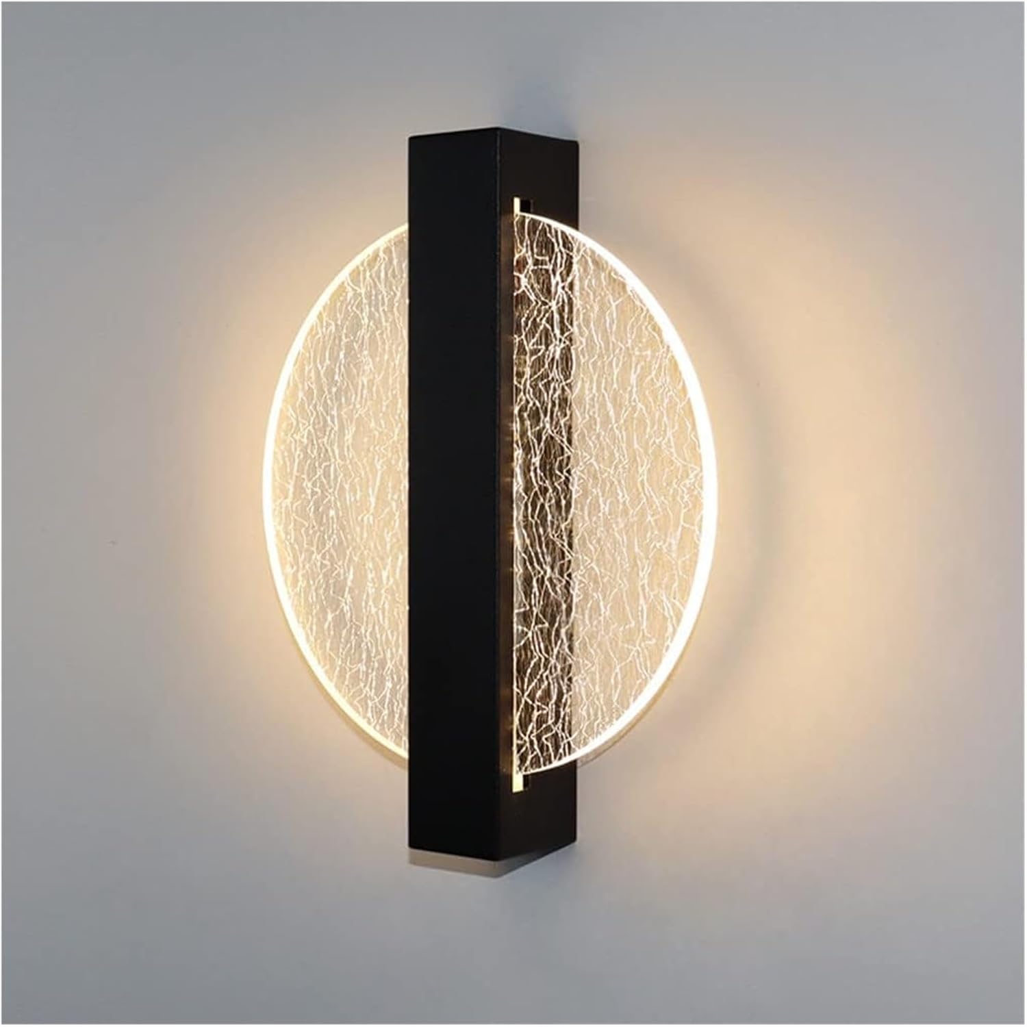 Aplique de pared regulable negro