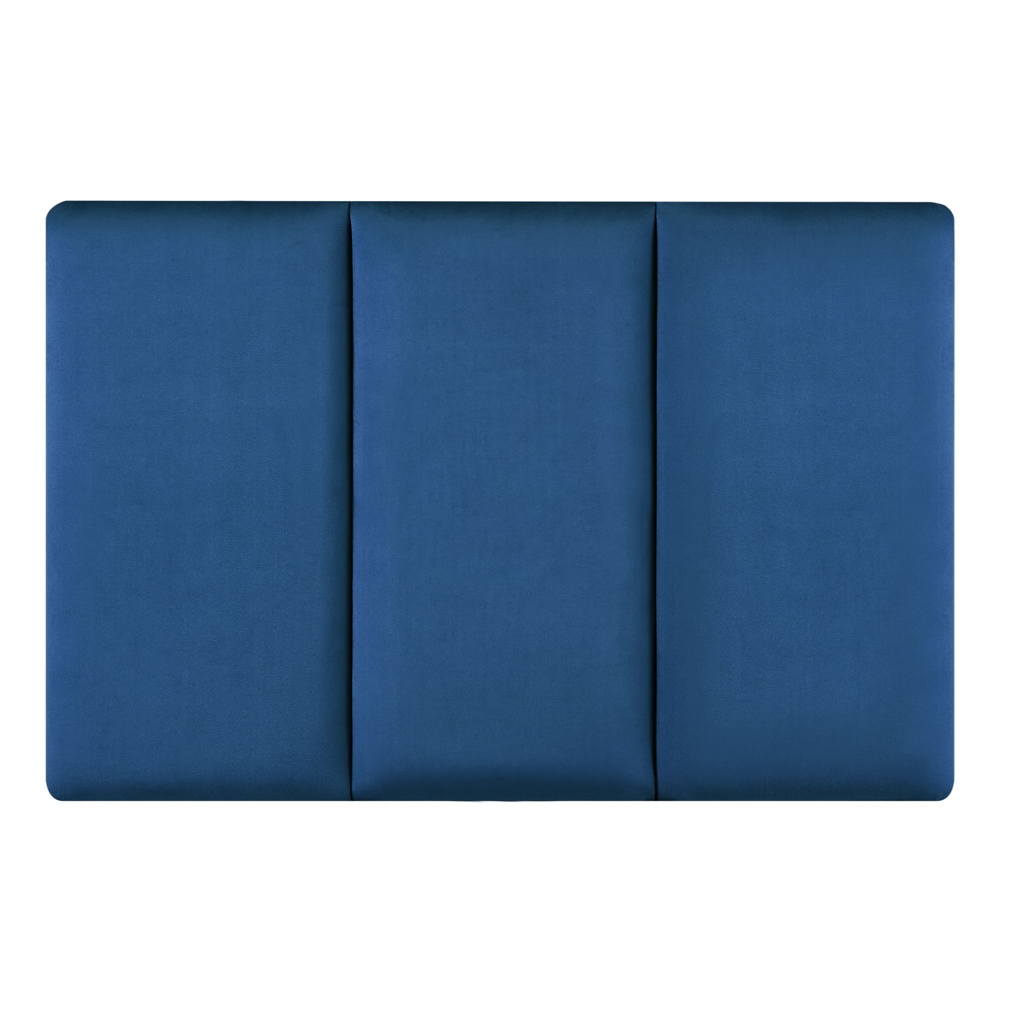 Set de 3 paneles de pared carpino terciopelo 60x30cm - azul [neu.haus]
