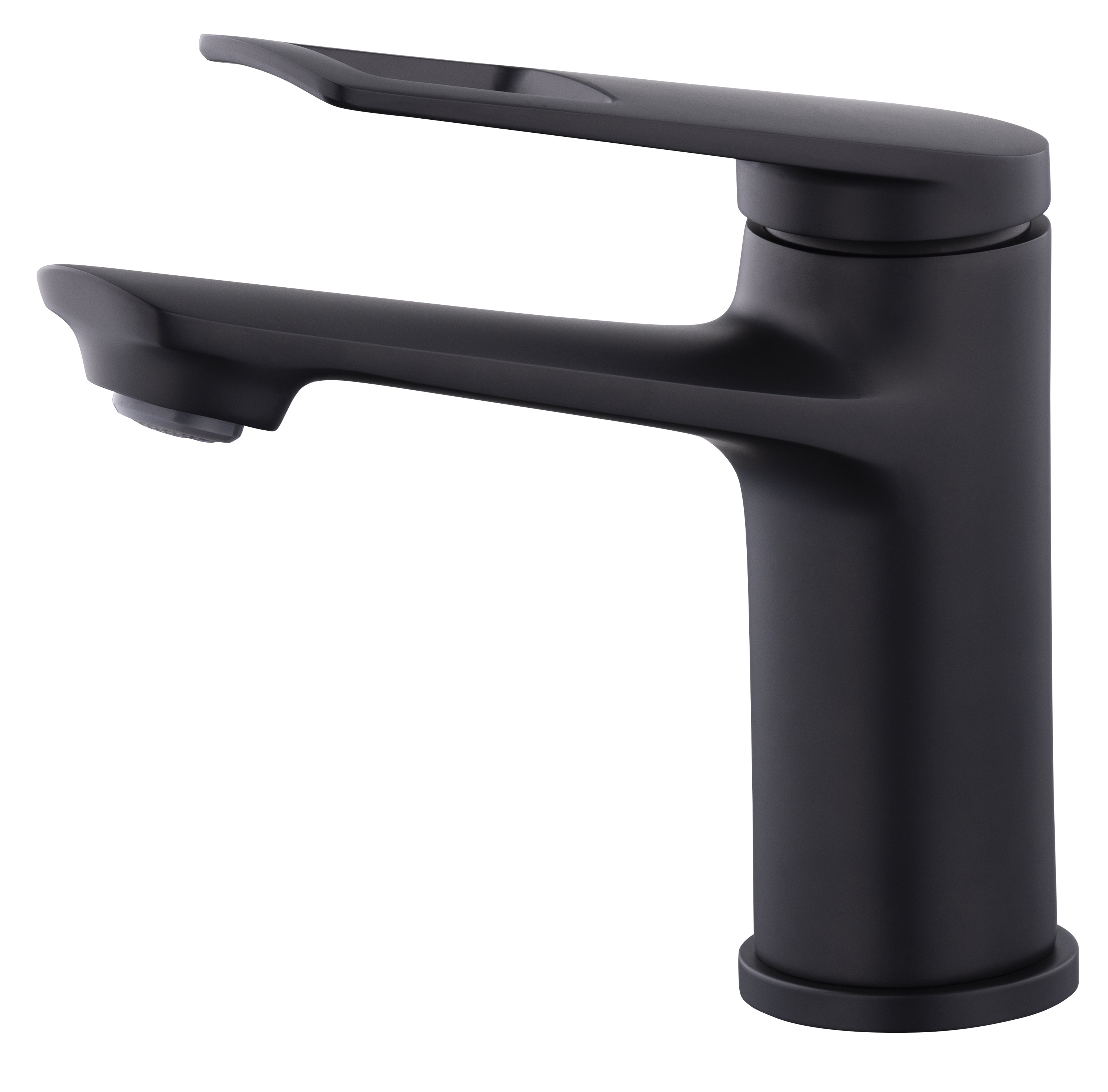 Mezclador para lavabo negro mate yuna .