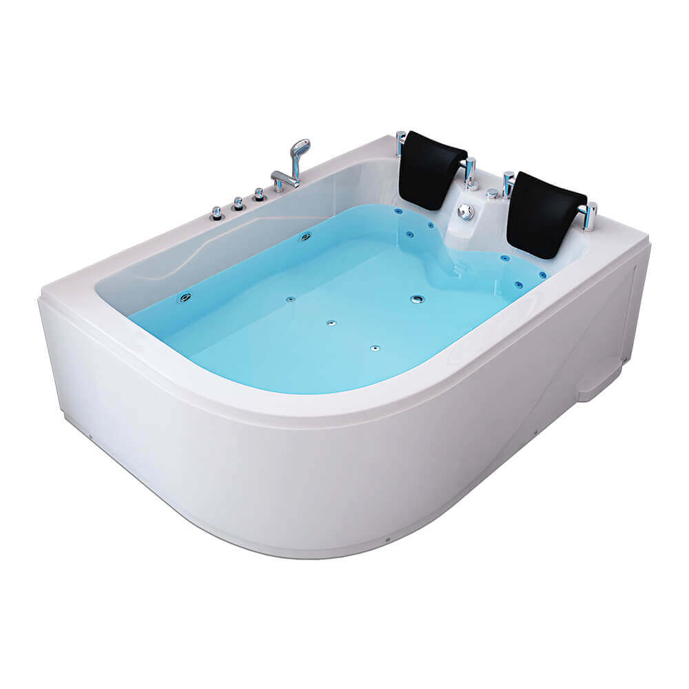 Bañera de hidromasaje blue ocean xl 180x120 cm – izquierda, 2 personas