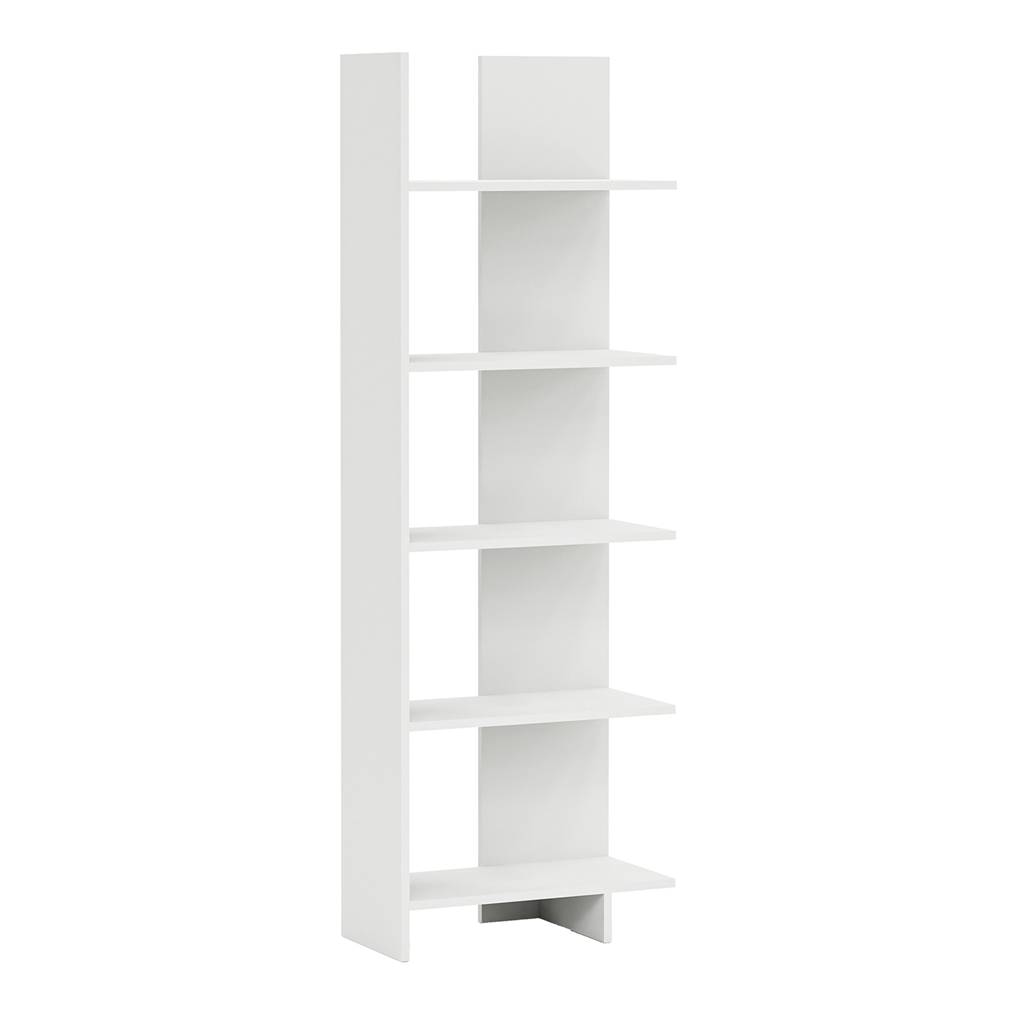 Librería vireftere 5 niveles 176x62x29cm - blanco [en.casa]