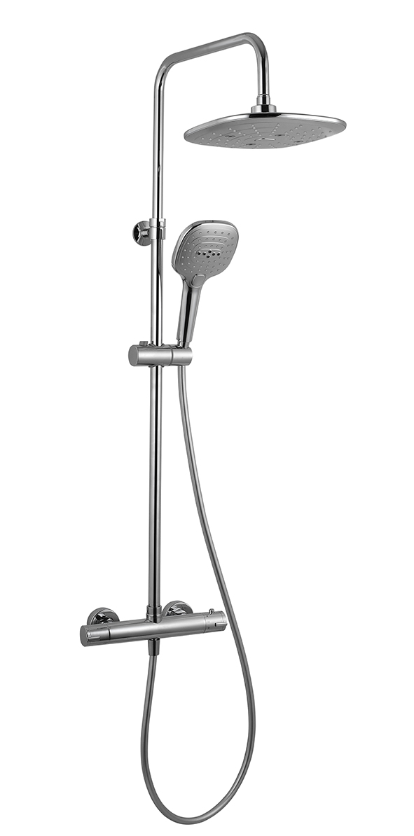 Columna de ducha con grifo termostático berens