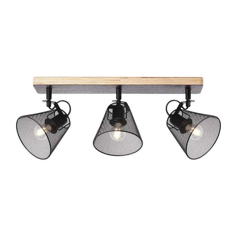 Lampara plafon utrech negro 0cm